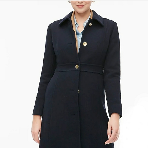 J. Crew Factory Jackets & Coats J Crew Woolblend Lady Coat Poshmark